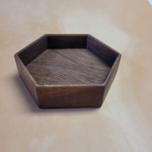Wood Hex Tray